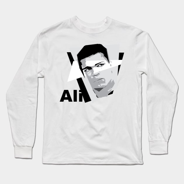 STRONG ALI Long Sleeve T-Shirt by wabaaz